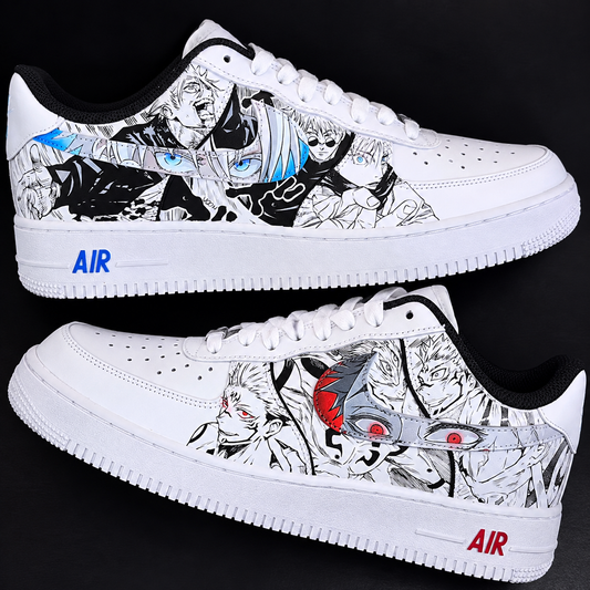 Pink Drip Stitch Custom Shoes Air Force 1